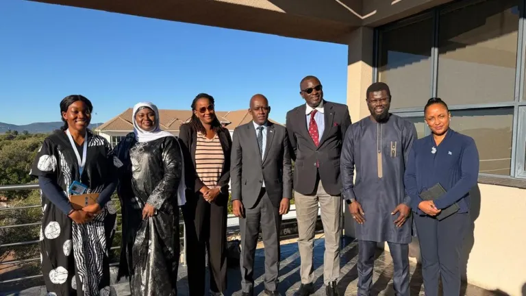 Délégation du SP/COS-PETROGAZ et ses hôtes lors de la mission de benchmarking au Botswana, mai 2026