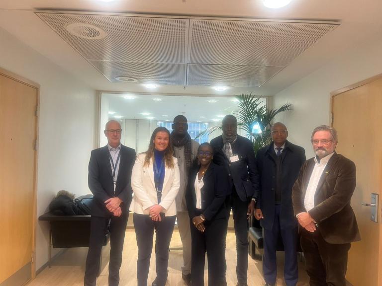 Délégation sénégalaise et interlocuteurs norvégiens